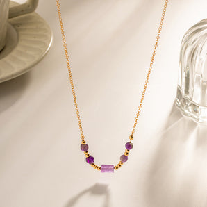 CRYSTAL - collier en or 18K