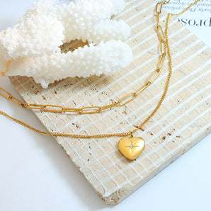 VICTORIA - double collier en or 18K