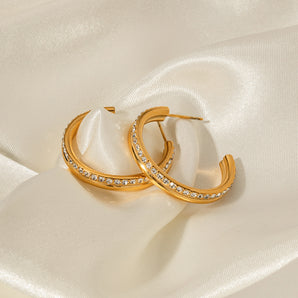 ELISE - boucles d'oreilles en or 18K