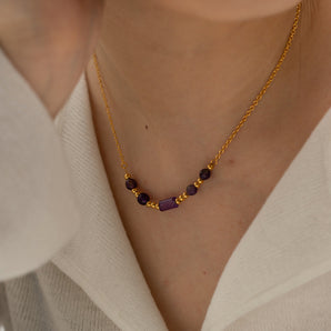 CRYSTAL - collier en or 18K