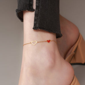 ROSALIE - bracelet de cheville en or 18K