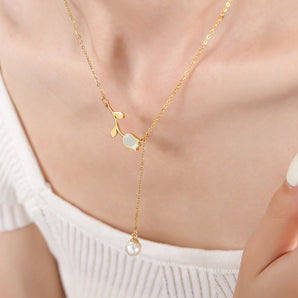 ÉLISA - collier en or 18K fait de perles de luxe