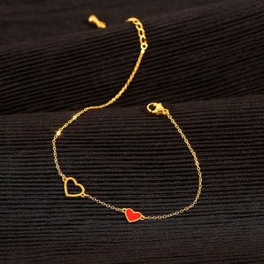 ROSALIE - bracelet de cheville en or 18K