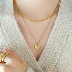 VICTORIA - double collier en or 18K