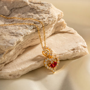 RUBY - collier en or 18K