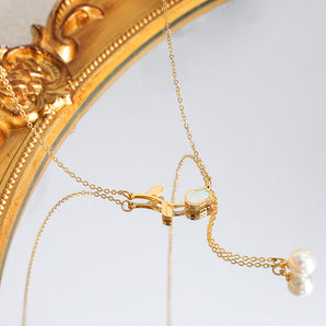 ÉLISA - collier en or 18K fait de perles de luxe